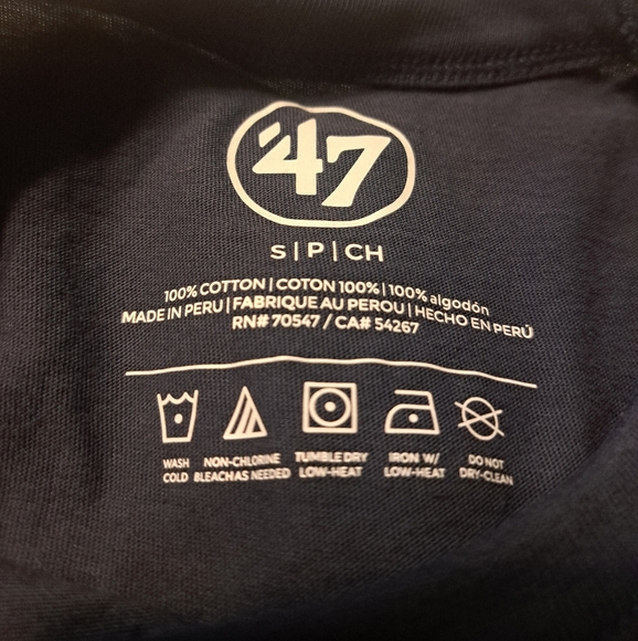 Mens '47 Toledo Mud Hens Tee Shirt - Picture 3 of 9